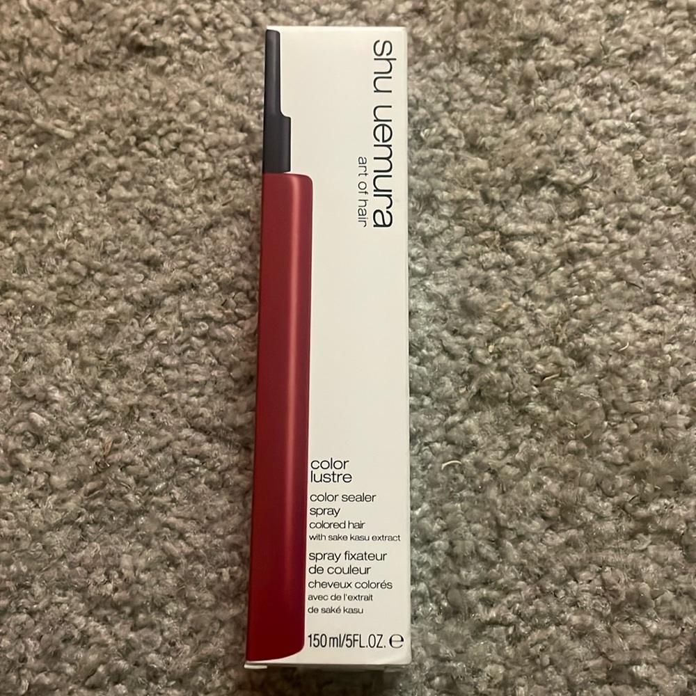 SHU UEMURA COLOR LUSTRE COLOR SEALER SPRAY FOR COLORED HAIR 5oz